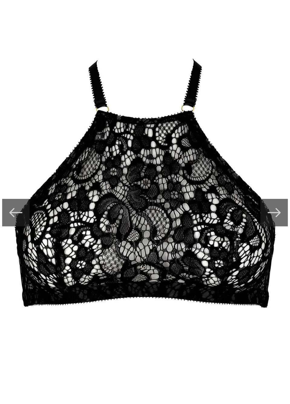 Edge o' Beyond Annie High Neck Bralette Size 1-2